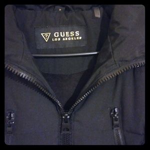 Faux fur layered coat